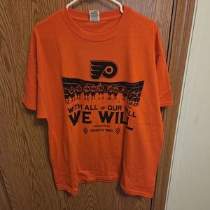 Jerzees Philadelphia Flyers Playoffs Shirt XL Men's NWOT NHL